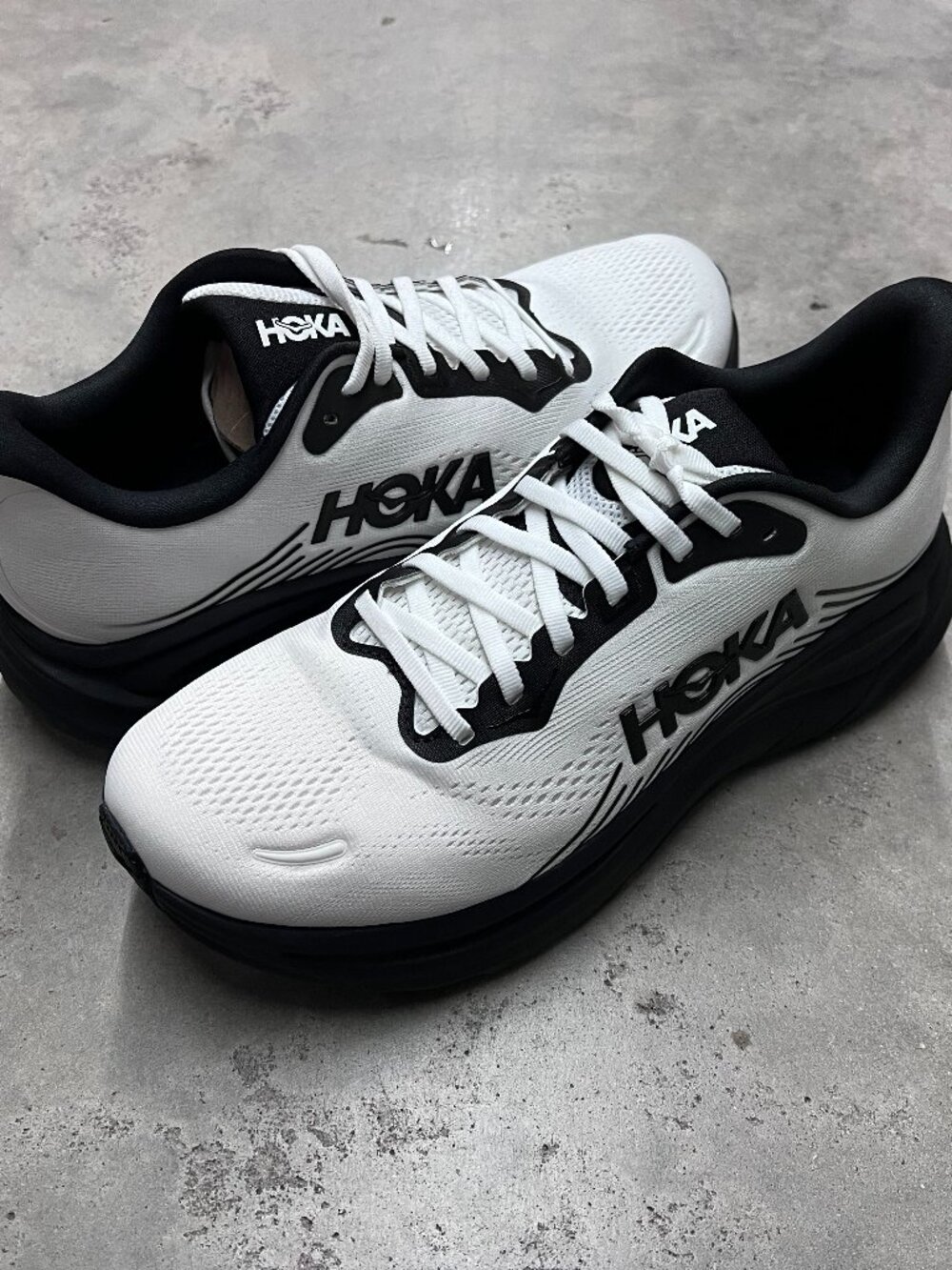 Hoka One One Clifton 11 White Black Men's 1176572/WBLC - New